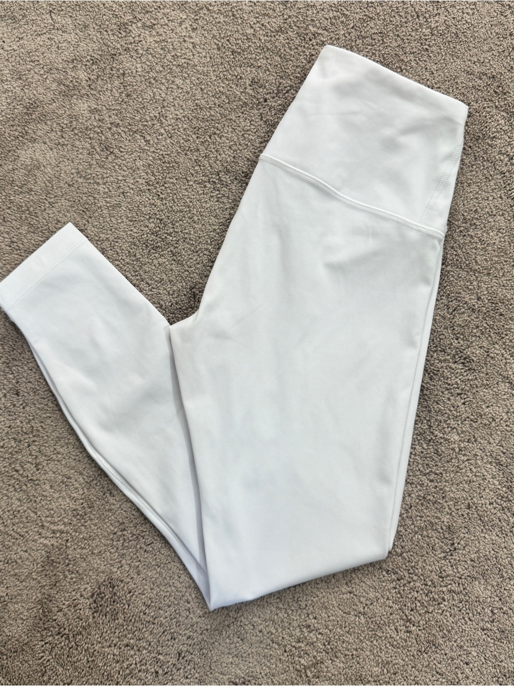 90 Degree By Reflex White High-Waist Active Leggings